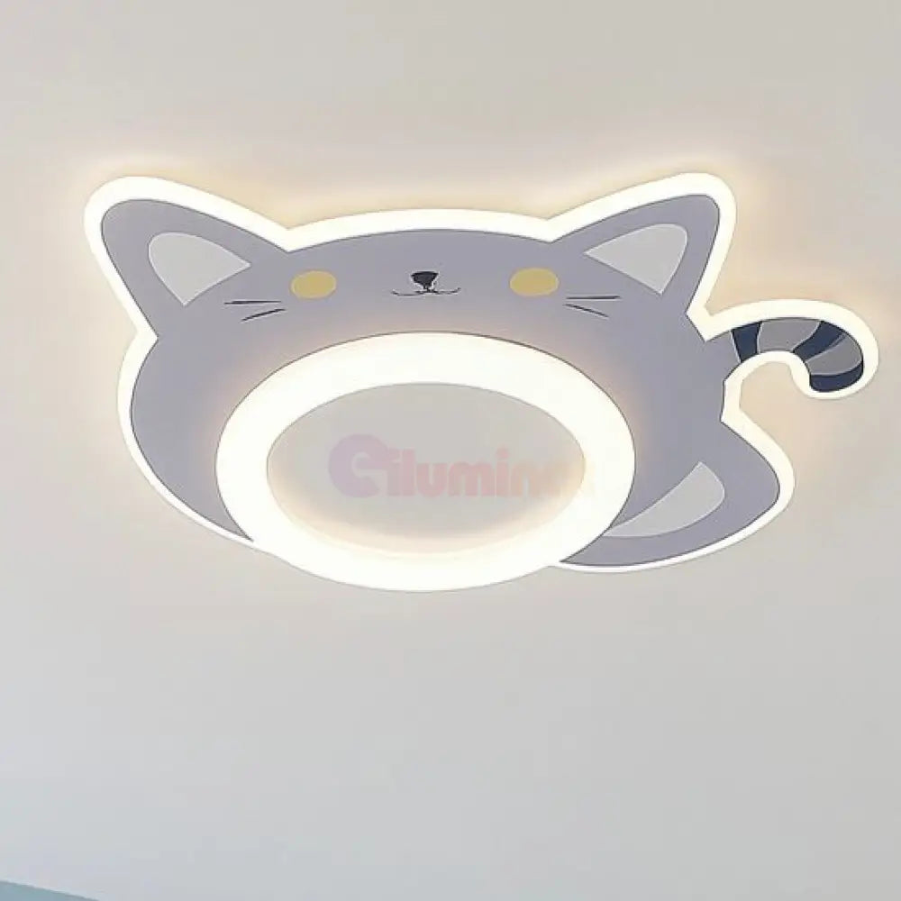 Lustra LED Kids Kitty Echivalent 360W Telecomanda 55CM / KIDS Lighting Fixtures