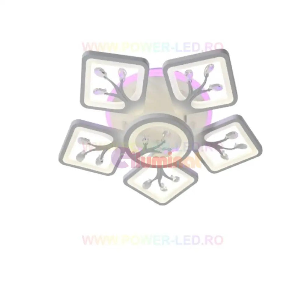 Lustra Led 152W Leaves Rgb Telecomanda Lighting Fixtures