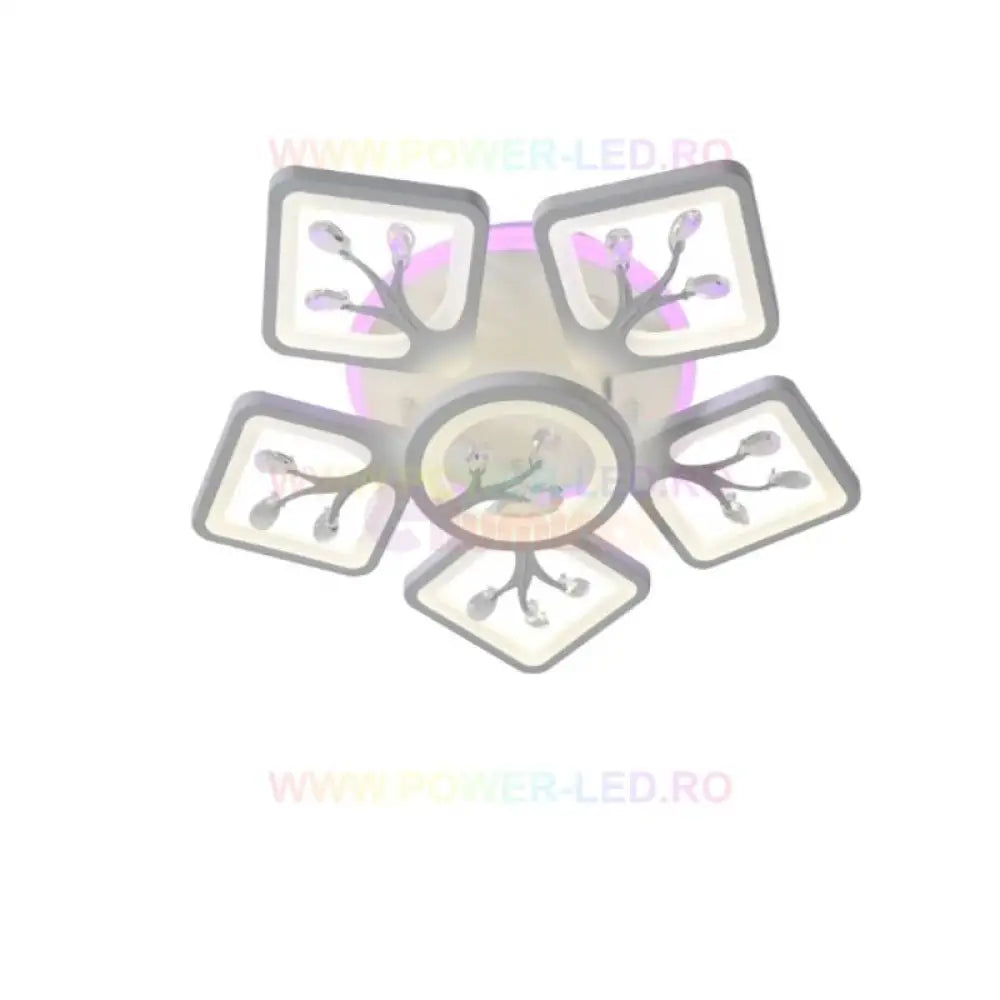 Lustra Led 152W Leaves Rgb Telecomanda Lighting Fixtures