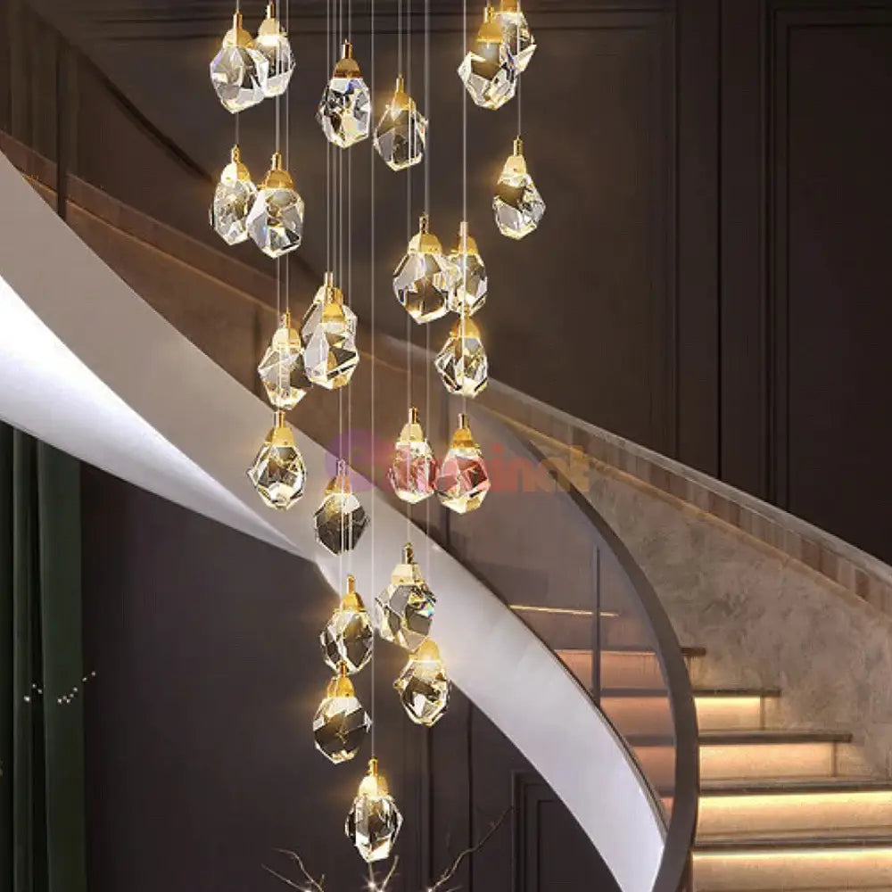 Lustra LED Cristal Drops Lighting Fixtures
