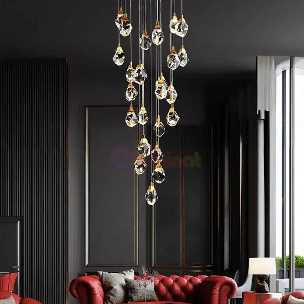 Lustra LED Cristal Drops Lighting Fixtures