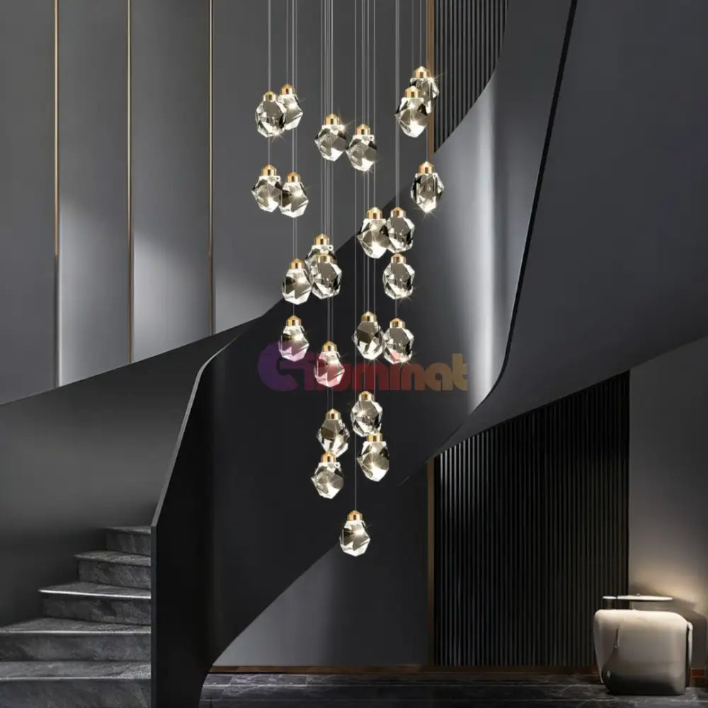 Lustra LED Cristal Drops Lighting Fixtures