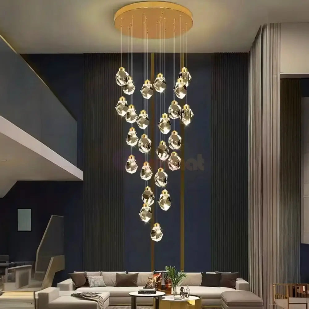 Lustra LED Cristal Drops Lighting Fixtures