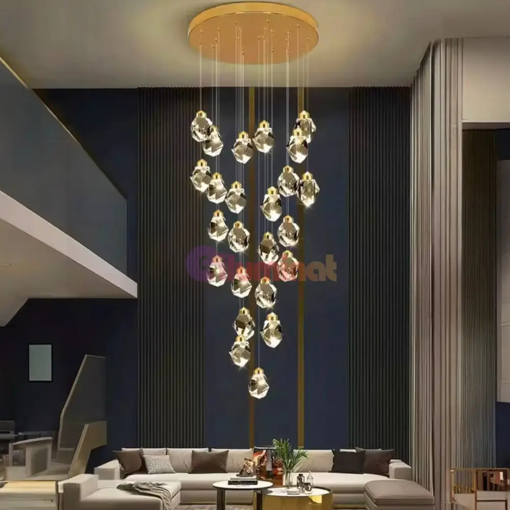 Lustra LED Cristal Drops Lighting Fixtures