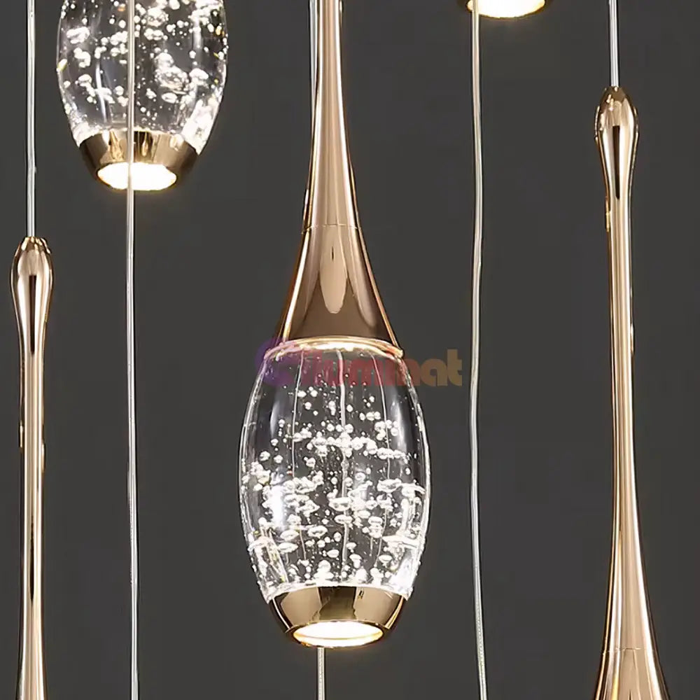 Lustra LED Suspendata Cristal Seranova Lighting Fixtures