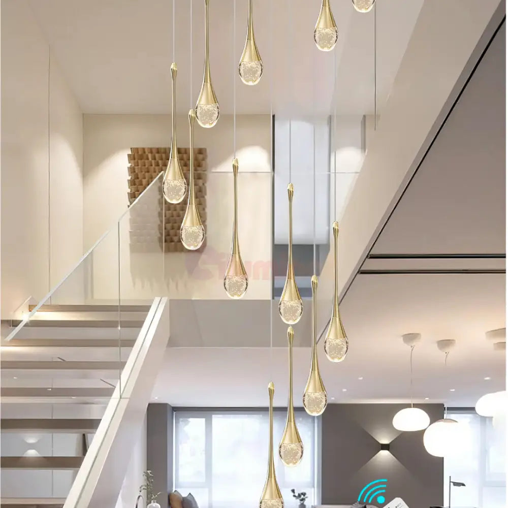 Lustra LED Suspendata Cristal Seranova Lighting Fixtures