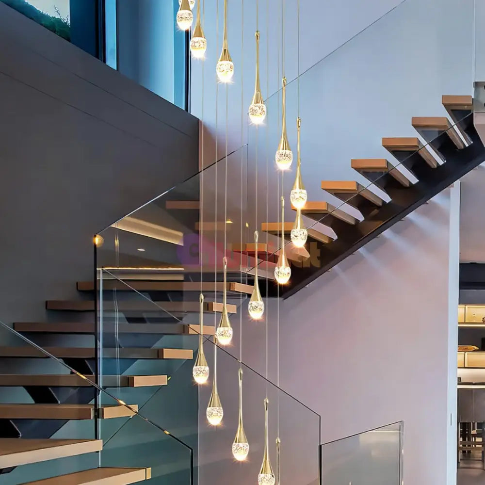 Lustra LED Suspendata Cristal Seranova Lighting Fixtures