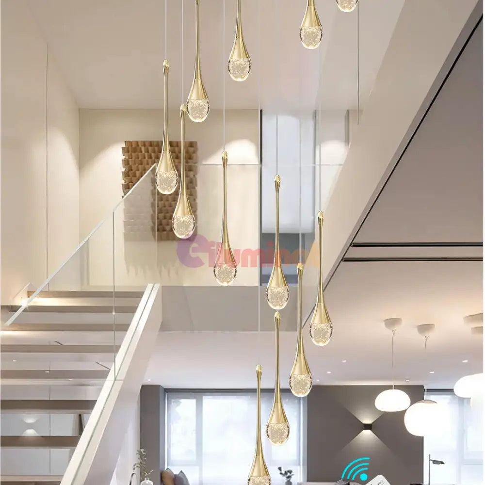 Lustra LED Suspendata Cristal Seranova Lighting Fixtures