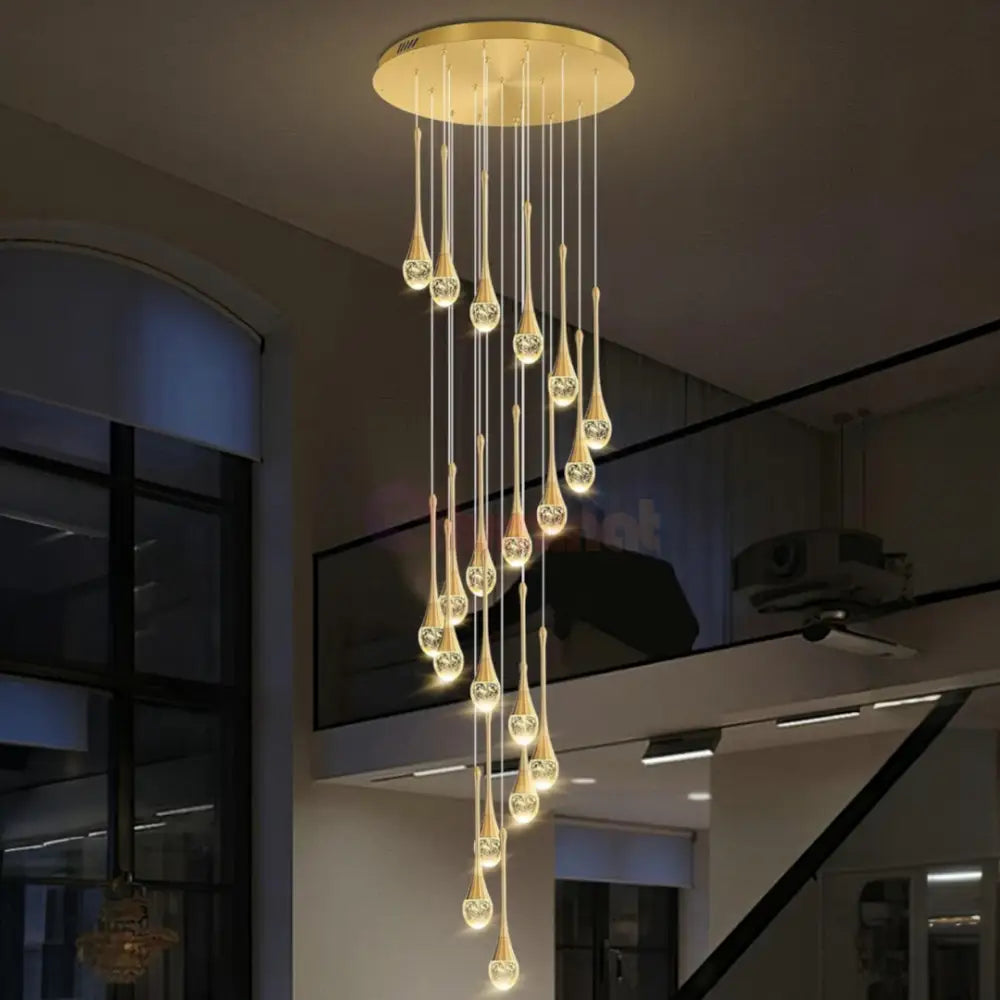 Lustra LED Suspendata Cristal Seranova Lighting Fixtures