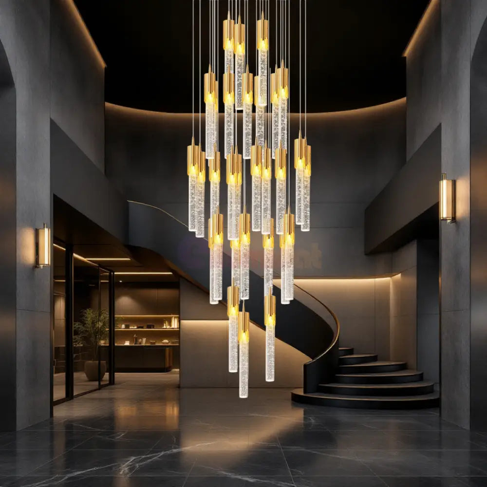 Lustra LED Suspendata Cristal Nuvella Lighting Fixtures
