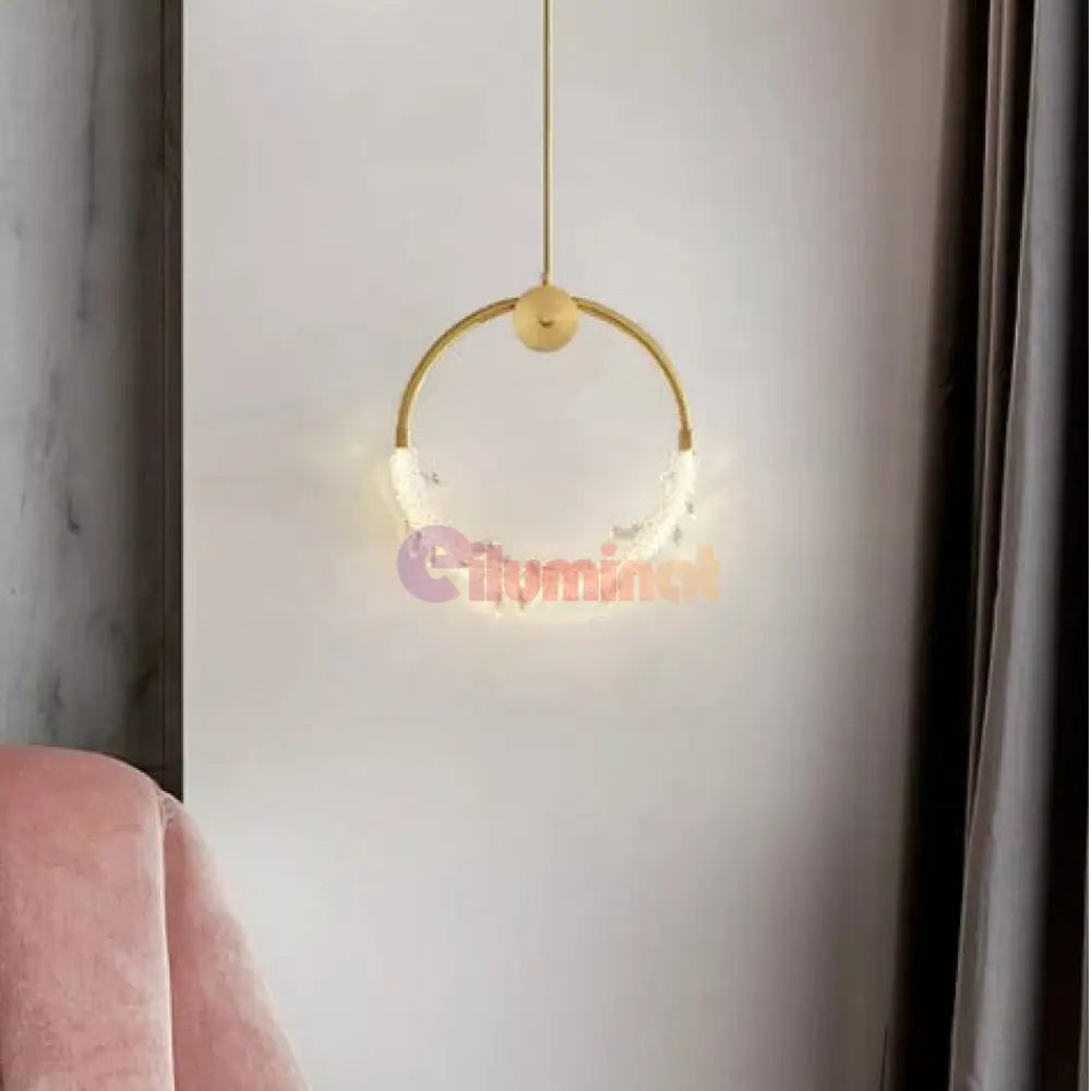 Lustra LED Luxury Gold Cristal Echivalent 150W AURIE / MINIMALIST DESIGN Wall Light Fixtures
