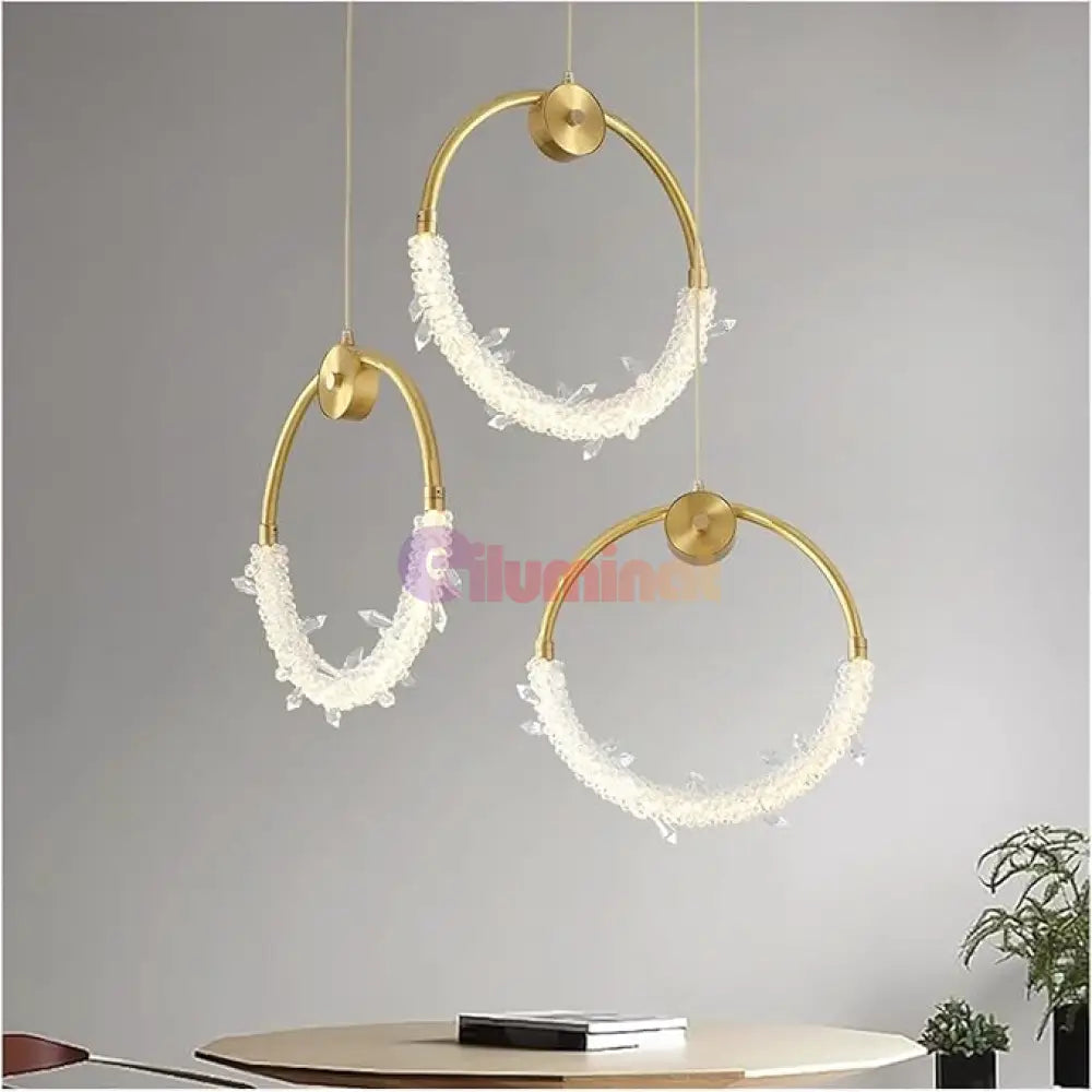 Lustra LED Luxury Gold Cristal Echivalent 150W AURIE / MINIMALIST DESIGN Wall Light Fixtures