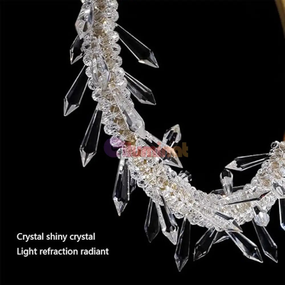 Lustra LED Luxury Gold Cristal Echivalent 150W AURIE / MINIMALIST DESIGN Wall Light Fixtures