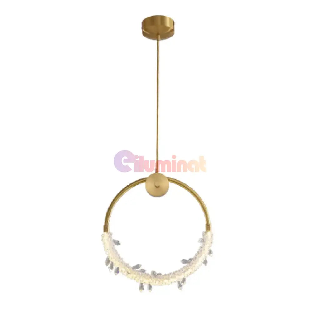 Lustra LED Luxury Gold Cristal Echivalent 150W AURIE / MINIMALIST DESIGN Wall Light Fixtures