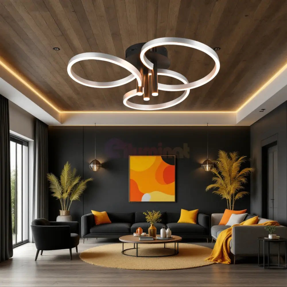 Lustra LED Aplicata ShineShift 43W NEAGRA Lighting Fixtures