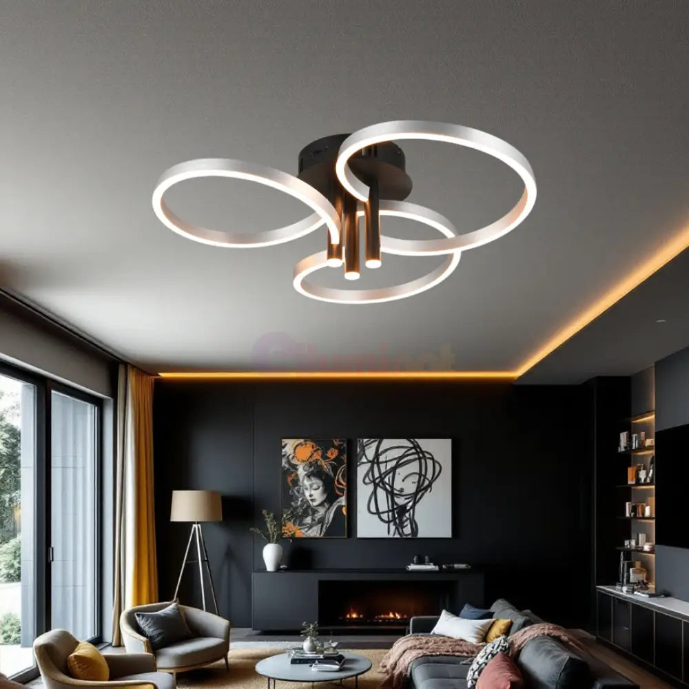 Lustra LED Aplicata ShineShift 43W NEAGRA Lighting Fixtures