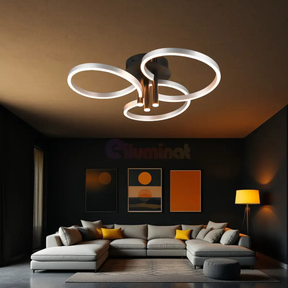 Lustra LED Aplicata ShineShift 43W NEAGRA Lighting Fixtures