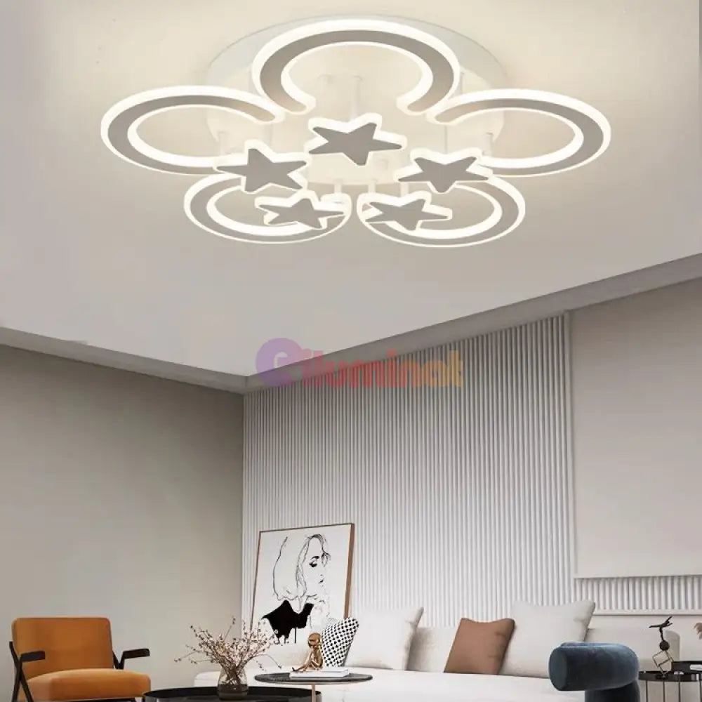 Lustra LED Maxi Moonlight Dreams Echivalent 800W Telecomanda ALBA / 50CM / KIDS Lighting Fixtures
