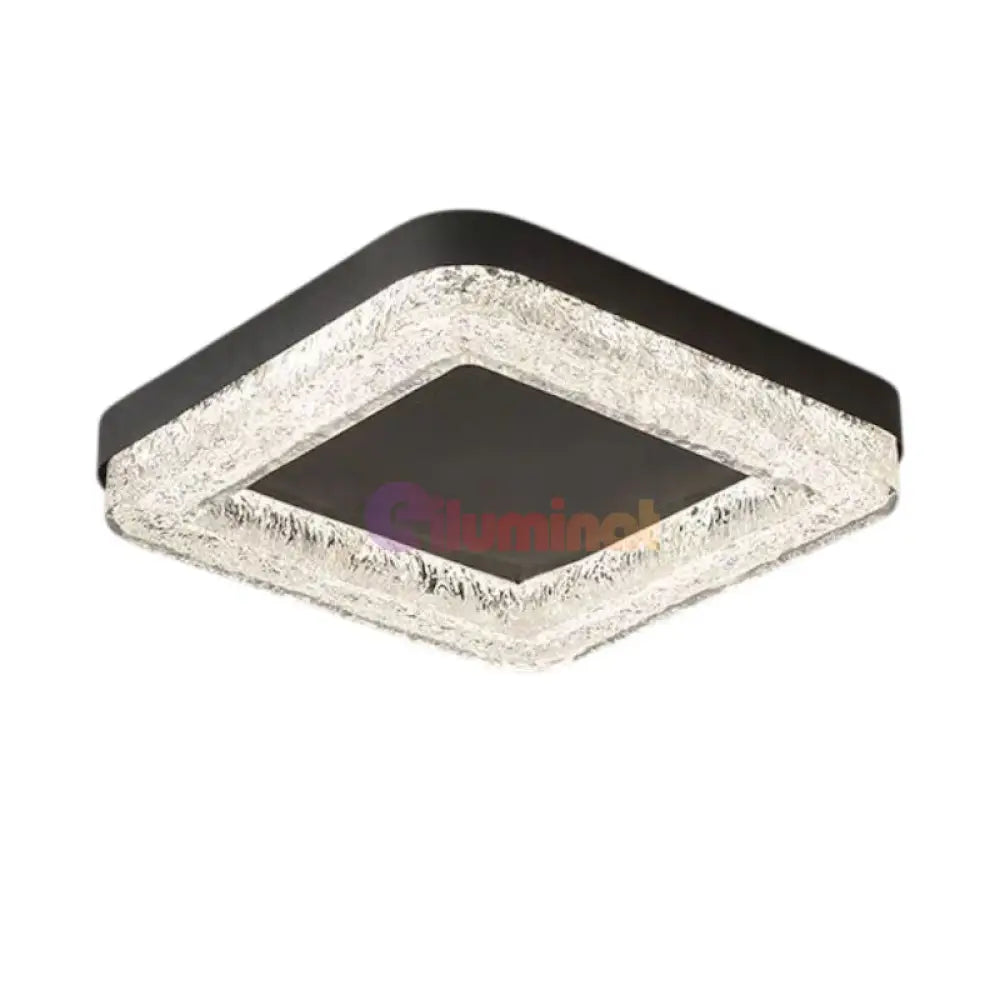 Lustra LED MESA Square Echivalent 300W Telecomanda NEAGRA / SQUARE DESIGN Lighting Fixtures