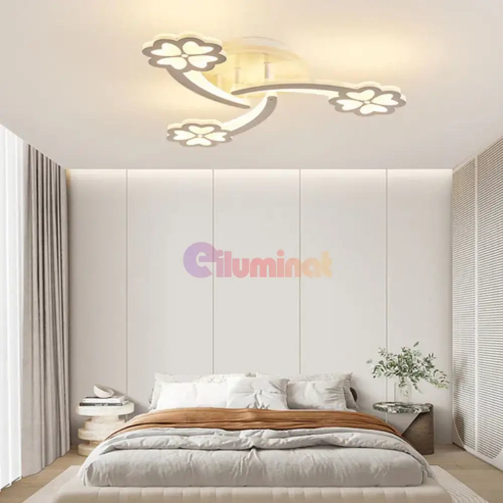 Lustra LED Mini SPRING RGB Echivalent 400W Telecomanda FLOWER DESIGN / 60CM / ALBA Lighting Fixtures