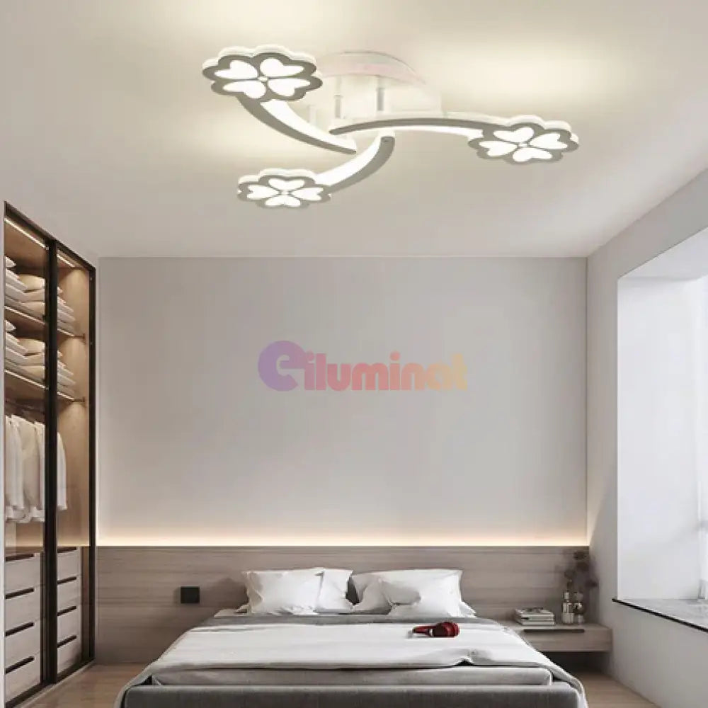 Lustra LED Mini SPRING RGB Echivalent 400W Telecomanda FLOWER DESIGN / 60CM / ALBA Lighting Fixtures