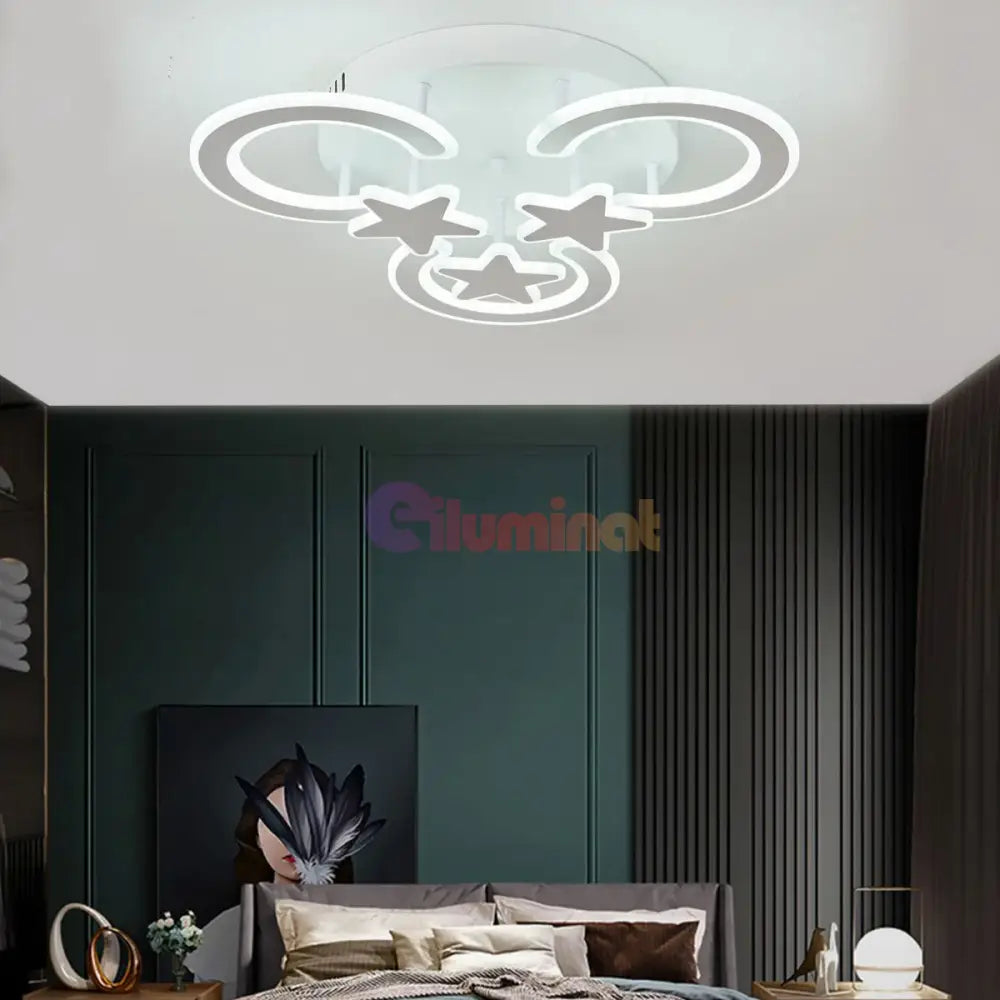 Lustra LED Mini Moonlight Dreams Echivalent 500W Telecomanda ALBA / 40CM / KIDS Lighting Fixtures