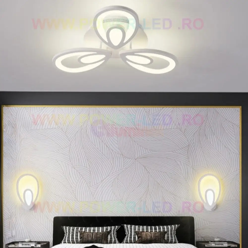 Lustra Led 72W Mini Tears Echivalent 300W Telecomanda Lighting Fixtures
