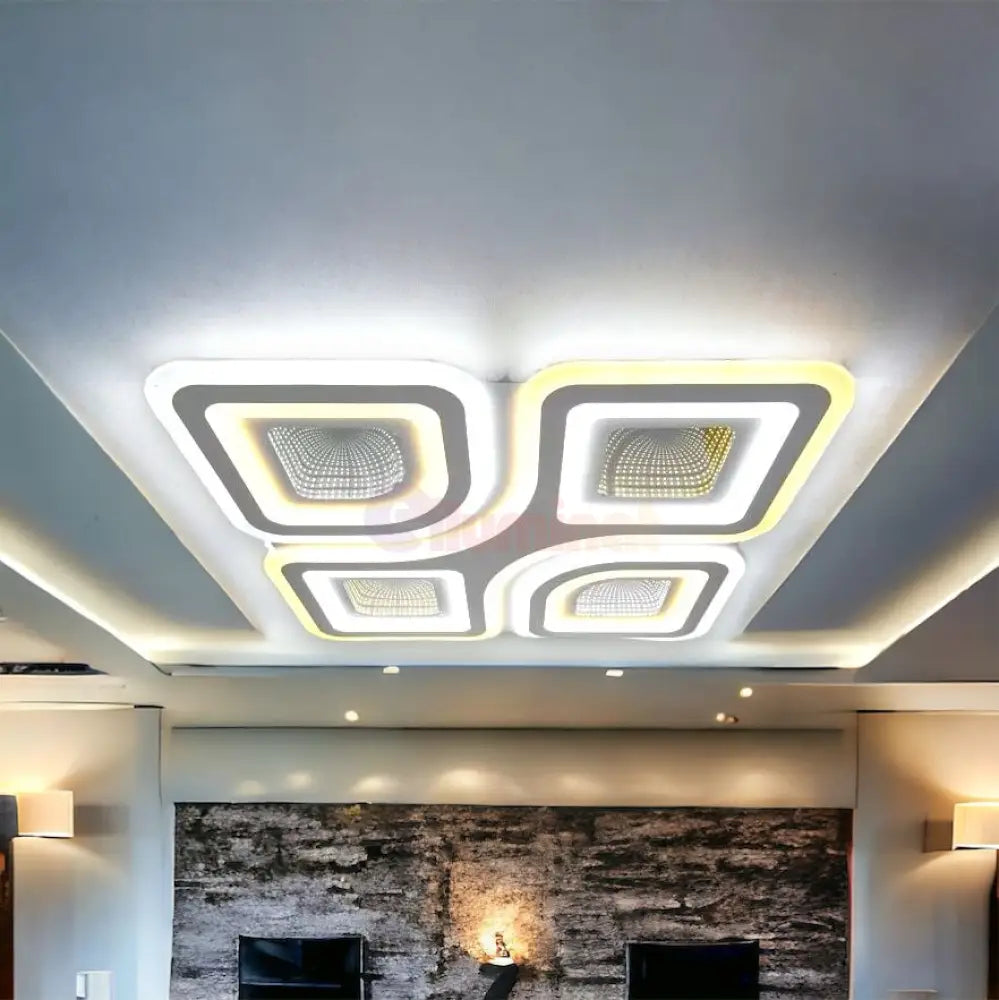 Lustra Led Mirror Molly Echivalent 600W Telecomanda Lighting Fixtures