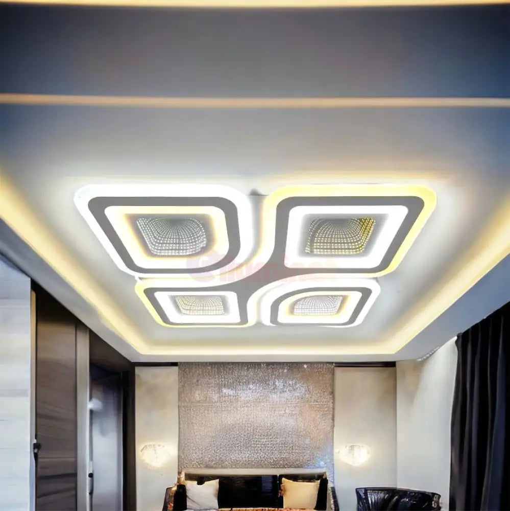 Lustra Led Mirror Molly Echivalent 600W Telecomanda Lighting Fixtures