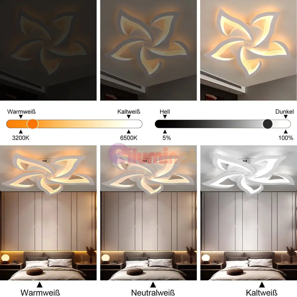 Lustra Led Narcisse Telecomanda Echivalent 500W Lighting Fixtures
