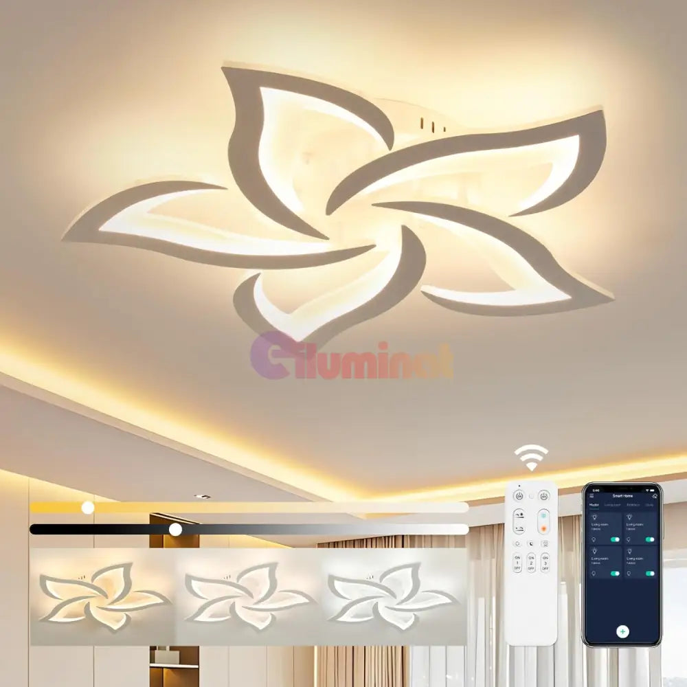 Lustra Led Narcisse Telecomanda Echivalent 500W Lighting Fixtures