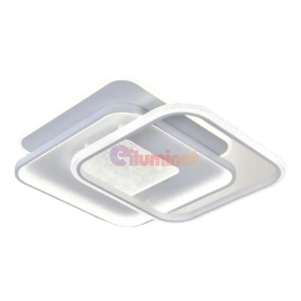 Lustra LED NOLTO Square 3 Functii Echivalent 900W Telecomanda ALBA / SQUARE DESIGN / 50CM Lighting Fixtures