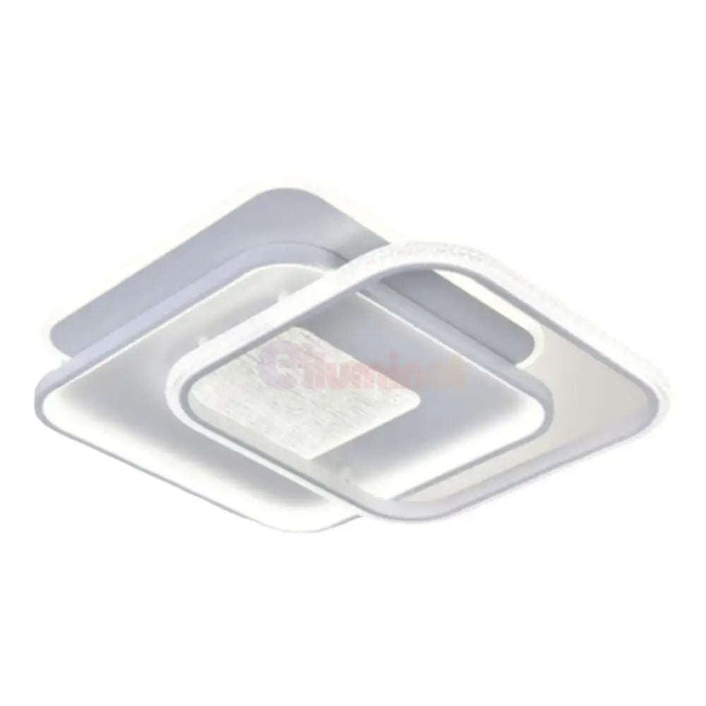 Lustra LED NOLTO Square 3 Functii Echivalent 900W Telecomanda ALBA / SQUARE DESIGN / 50CM Lighting Fixtures