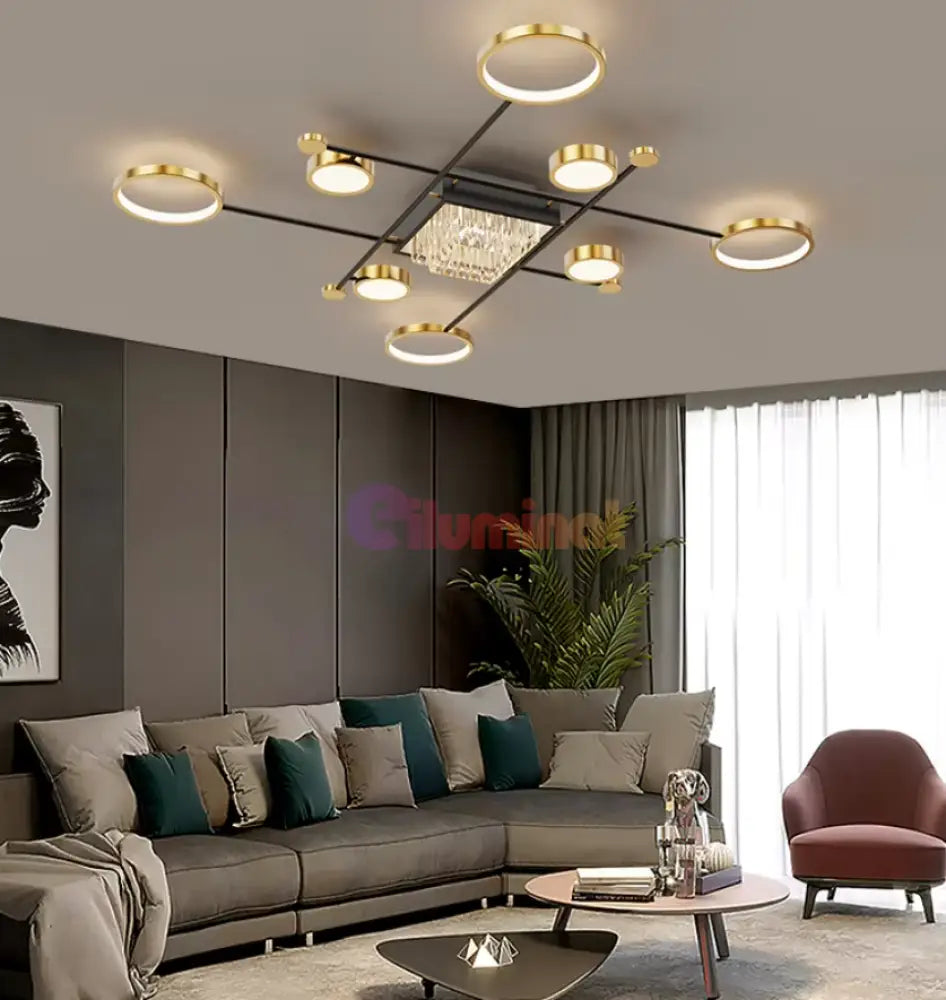 Lustra Led Nordic Beauty Echivalent 800W Telecomanda Led Ceiling Light