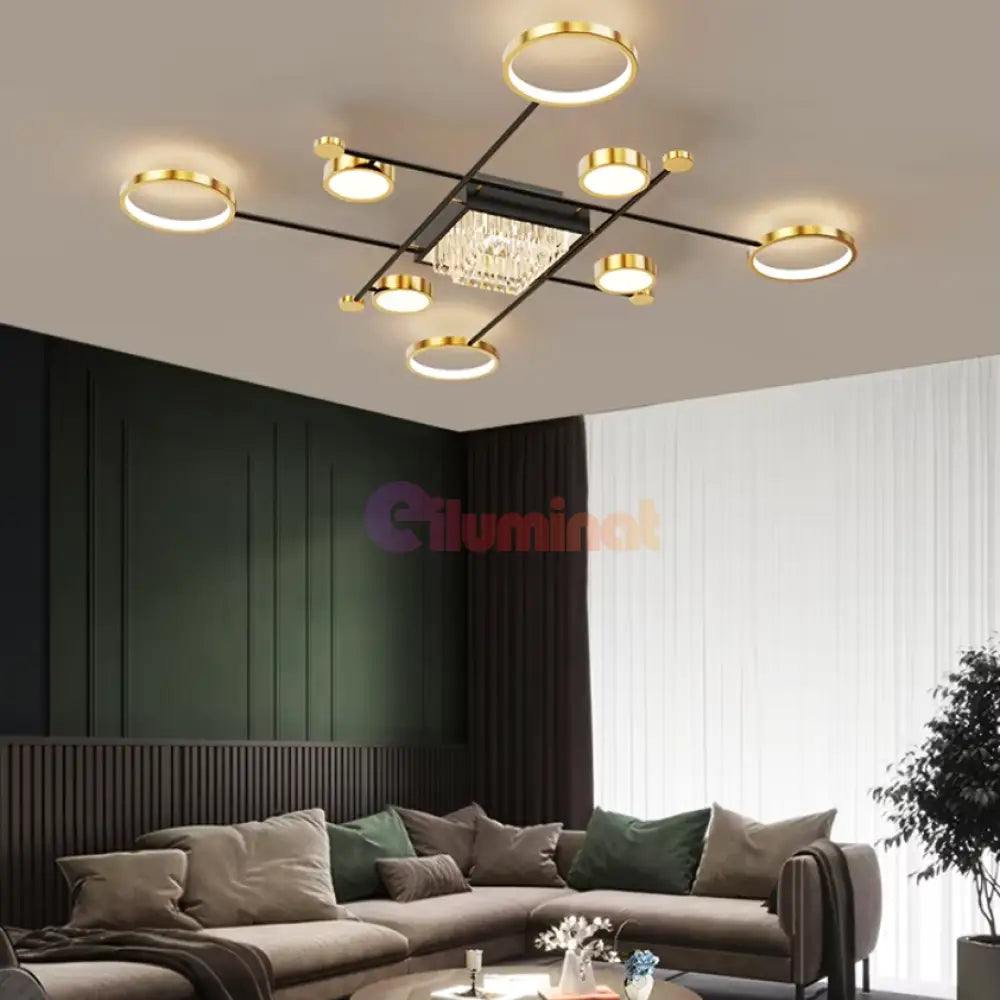 Lustra Led Nordic Beauty Echivalent 800W Telecomanda Led Ceiling Light