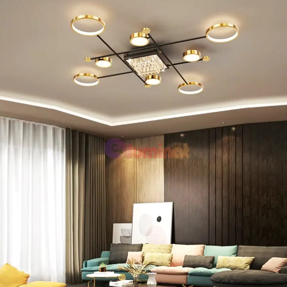 Lustra Led Nordic Beauty Echivalent 800W Telecomanda Led Ceiling Light