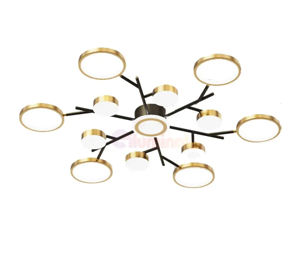 Lustra Led 246W Nordic Style Echivalent 1000W Telecomanda Ceiling Light Fixtures