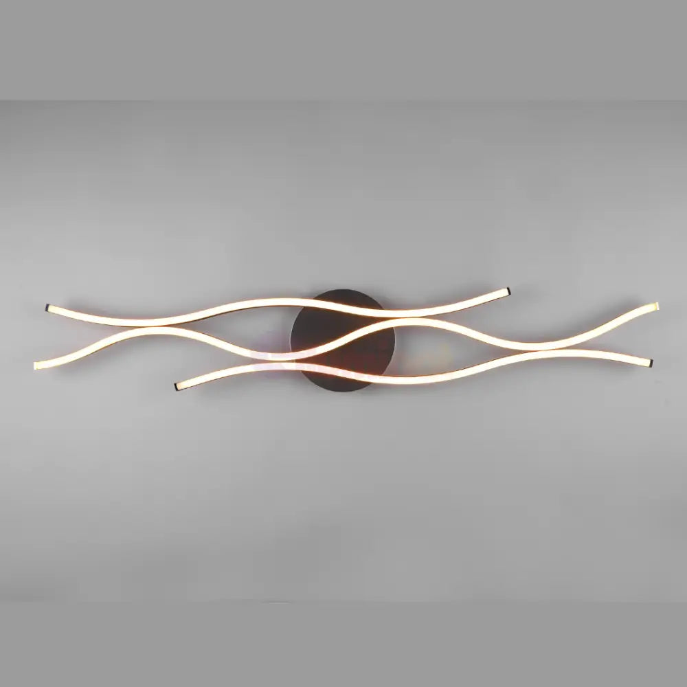 Lustra LED BLAZE Black Gold 35W NEGRU + AURIU / MINIMALIST DESIGN Lighting Fixtures