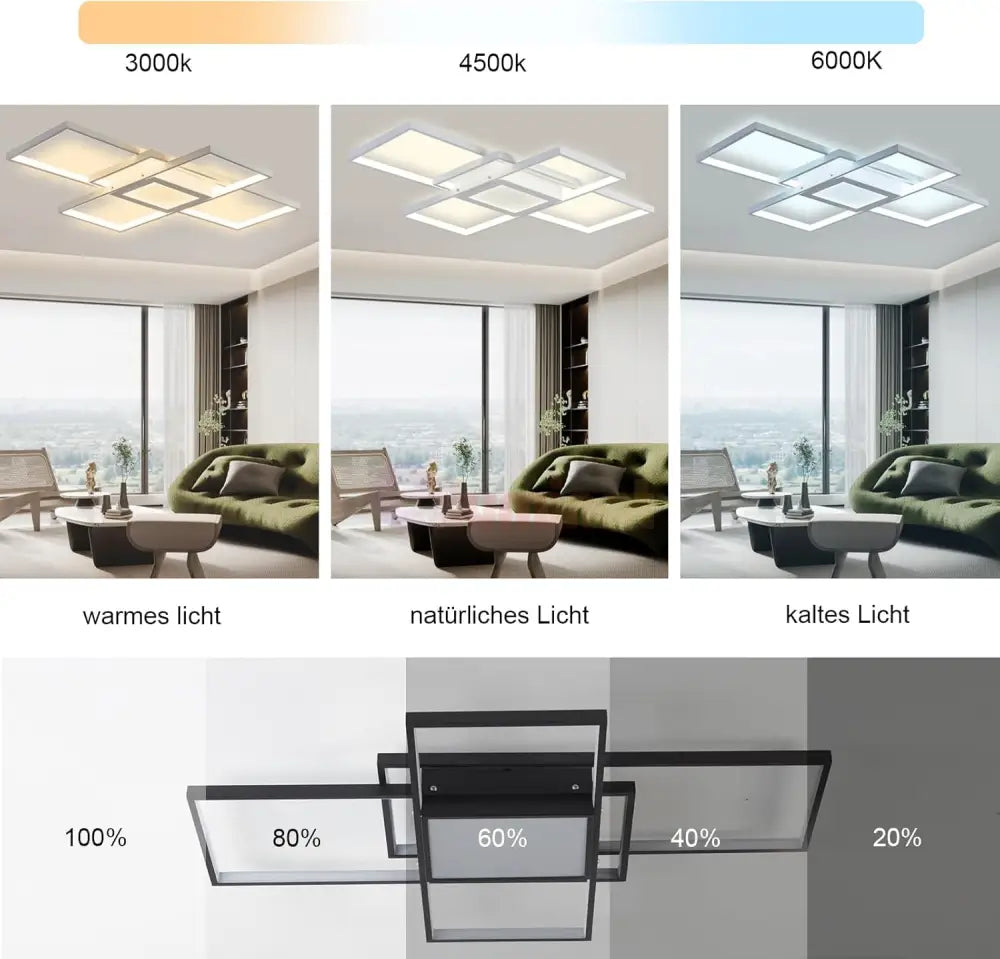 Lustra LED PREMIUM IRVINE Echivalent 800W cu Telecomanda ALBA / 105CM / MINIMALIST DESIGN Lighting Fixtures