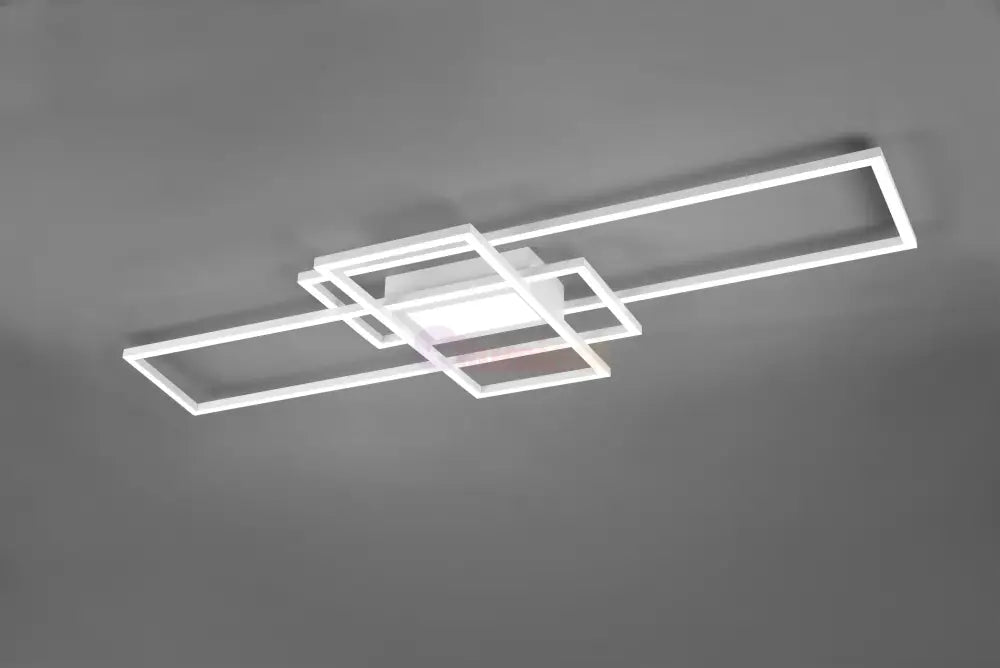 Lustra LED PREMIUM IRVINE Echivalent 800W cu Telecomanda ALBA / 105CM / MINIMALIST DESIGN Lighting Fixtures