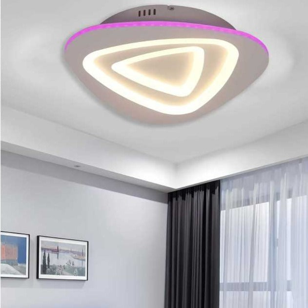 Lustra LED RGB PRISMA Echivalent 200W Telecomanda 42CM / MINIMALIST DESIGN Lighting Fixtures
