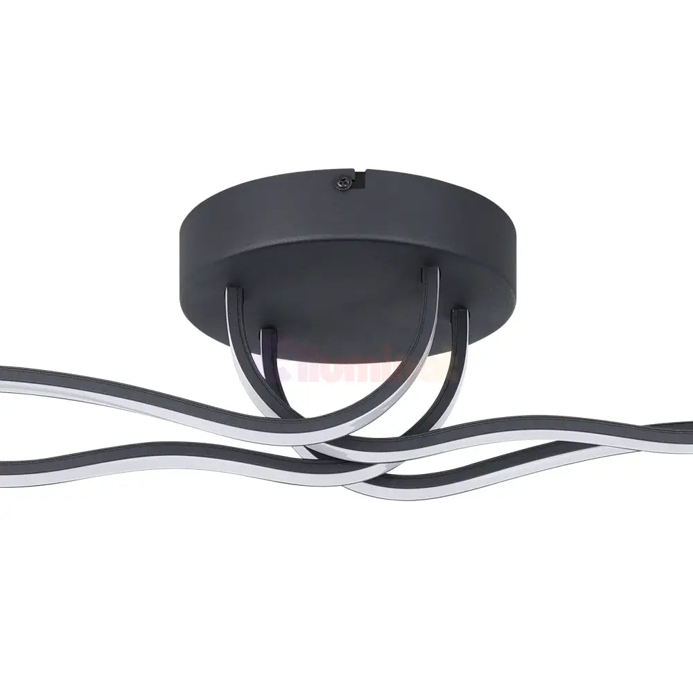 Lustra LED RONCADE 1 Black Echivalent 500W Eglo 99322 NEAGRA / 115CM / MINIMALIST DESIGN Lighting Fixtures