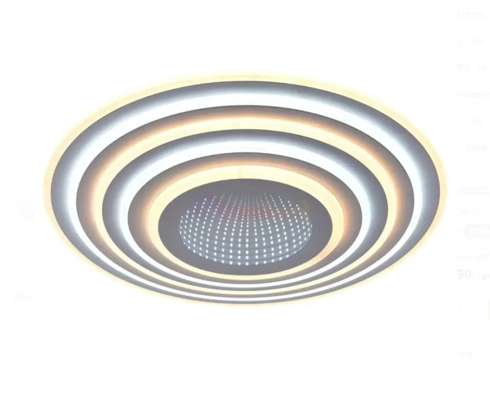 Lustra Led 174W Round 3D Levels Telecomanda Lighting Fixtures