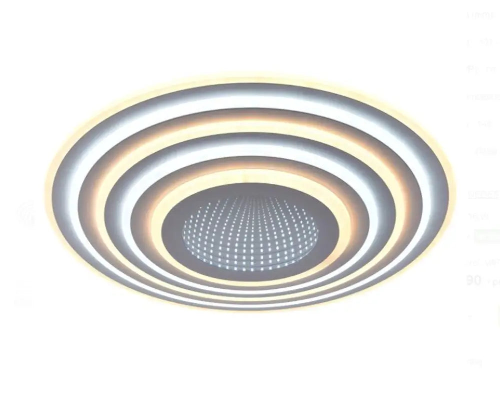 Lustra Led 174W Round 3D Levels Telecomanda Lighting Fixtures