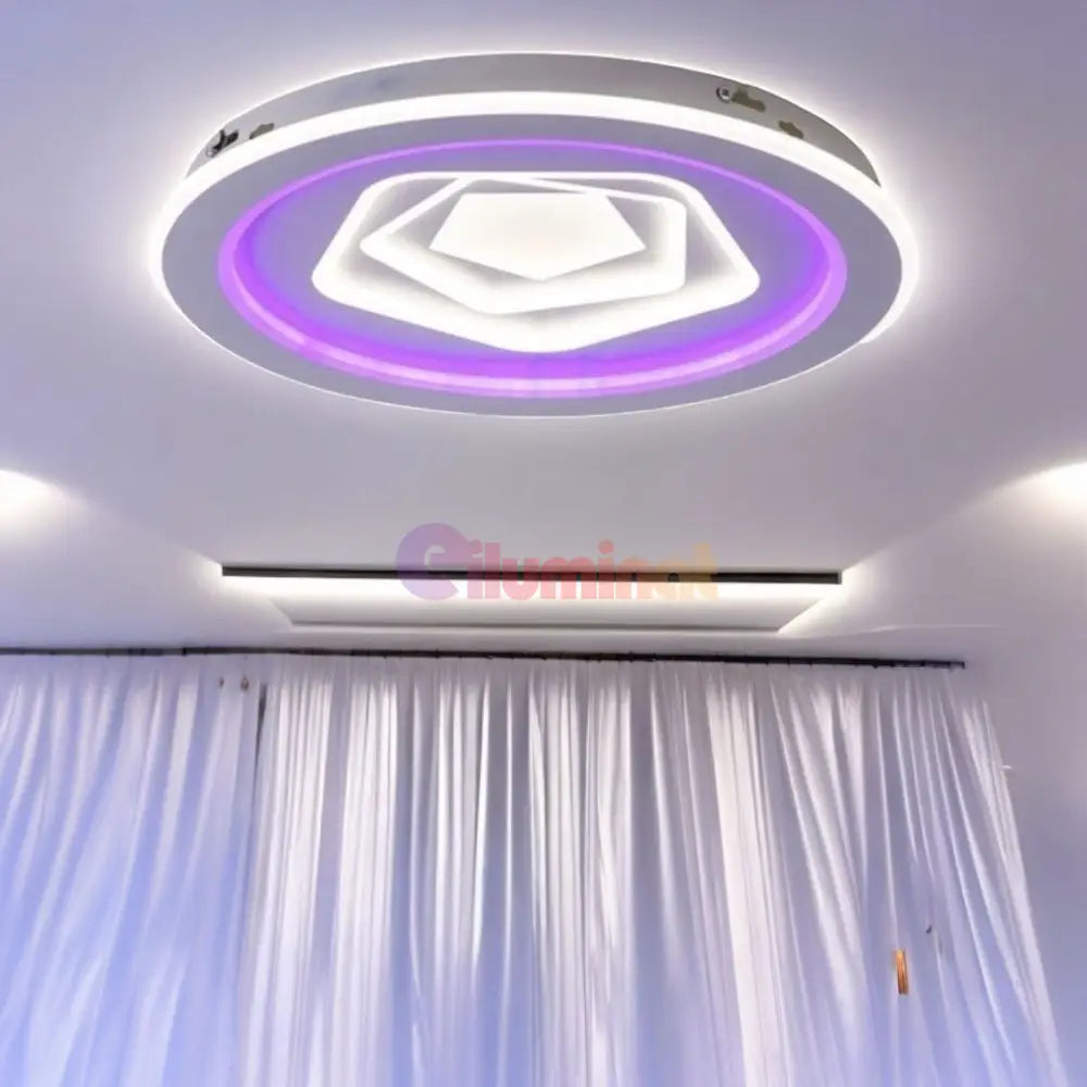 Lustra Led Round Levels Rgb Echivalent 800W Ceiling Light