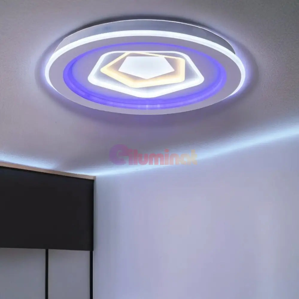 Lustra Led Round Levels Rgb Echivalent 800W Ceiling Light