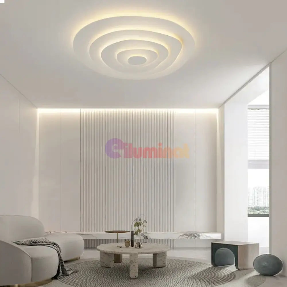 Lustra LED Scarlet Levels SMART Echivalent 600W Telecomanda ALBA / 50CM / MINIMALIST DESIGN Lighting Fixtures
