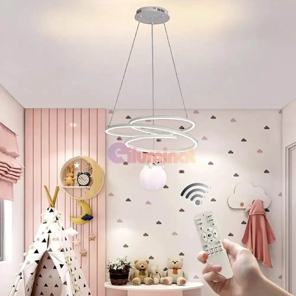 Lustra Led 105W Sleepy Teddy Kids Room Echivalent 500W