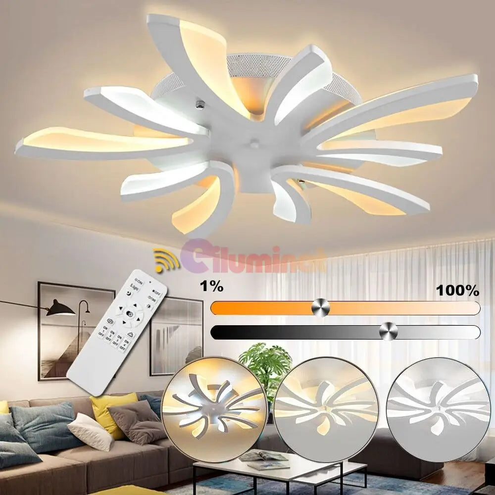 Lustra Led Smart Model Deosebit Echivalent 500W Lighting Fixtures