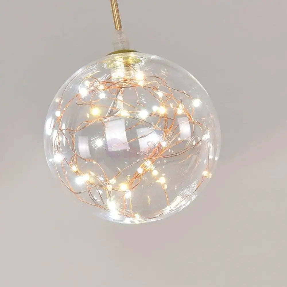 Lustra LED Sparkle Abajur Transparent DX333-3 AURIE / MINIMALIST DESIGN / 50CM Lighting Fixtures